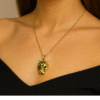 Kissmis Anti-Tarnish Panther Charm Necklace – Gold Tone